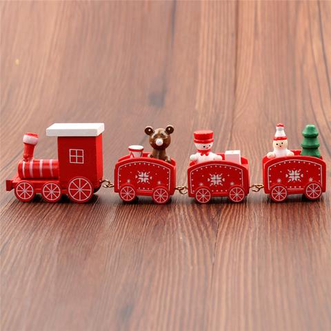 Cool Mini Wooden Train Toys For Room Decor