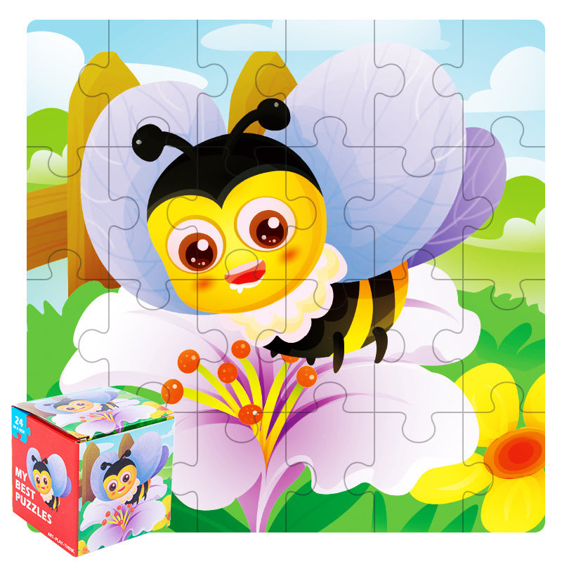 Cartoon Wooden Jigsaw Puzzle