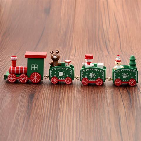 Cool Mini Wooden Train Toys For Room Decor