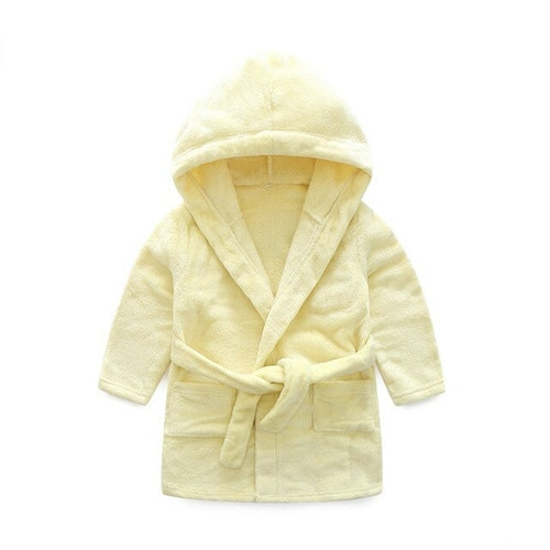 Hooded Baby Bathrobes Winter Fleece