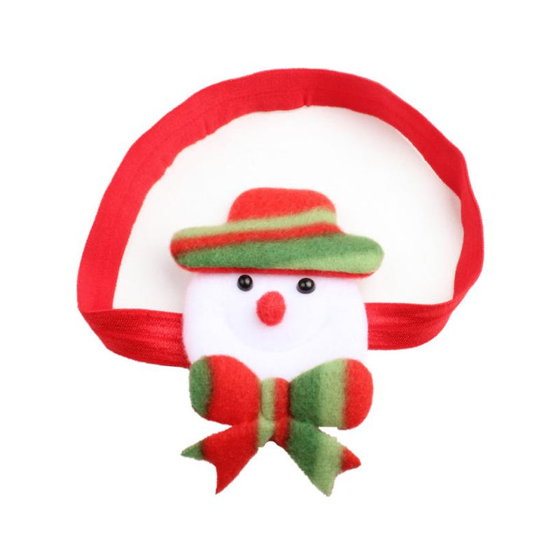 Elastic Snow Man/Santa Christmas Headbands - The Snuggley