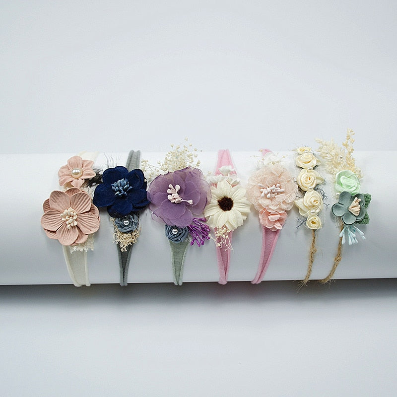 Beautiful Flower Newborns Headbands