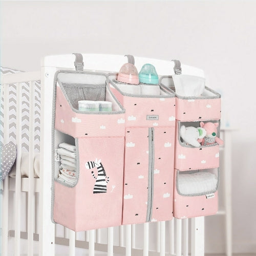 Organizer for Baby Crib Hanging Storage Bag - The Snuggley