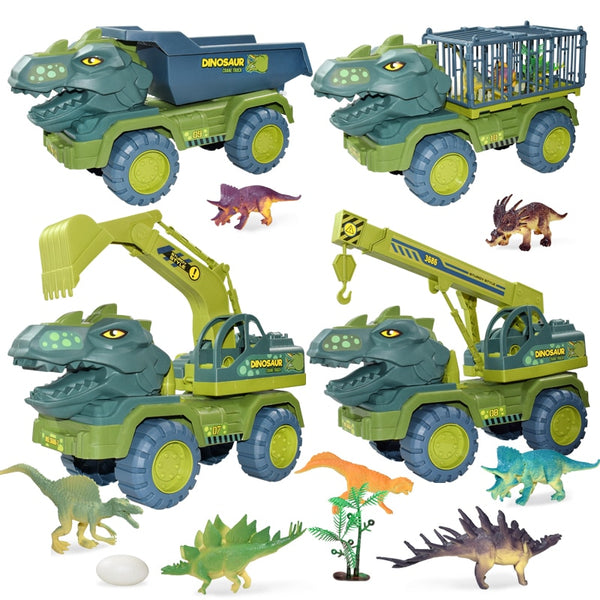 Dinosaur Transport Storage Truck Toy for Kids