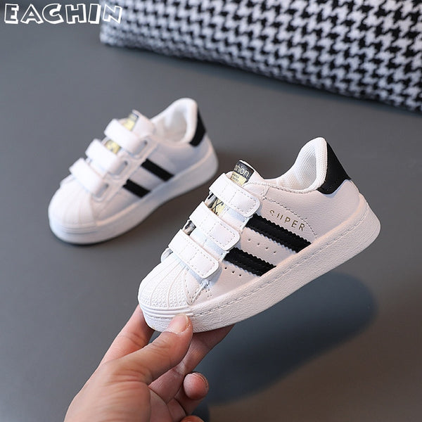 White Sporty Children's Sneakers - The Snuggley