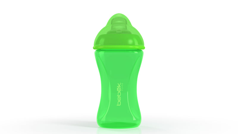 Bebek Plus Soft Spout Bottle 8oz/240ml Lime pack of 2 - The Snuggley