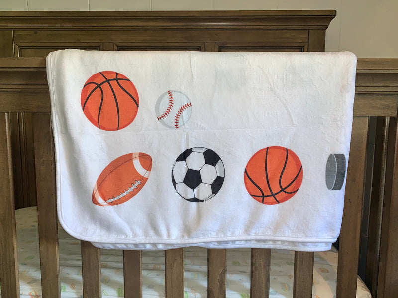 Sports Baby Milestone Blanket for 0-24 Months - The Snuggley