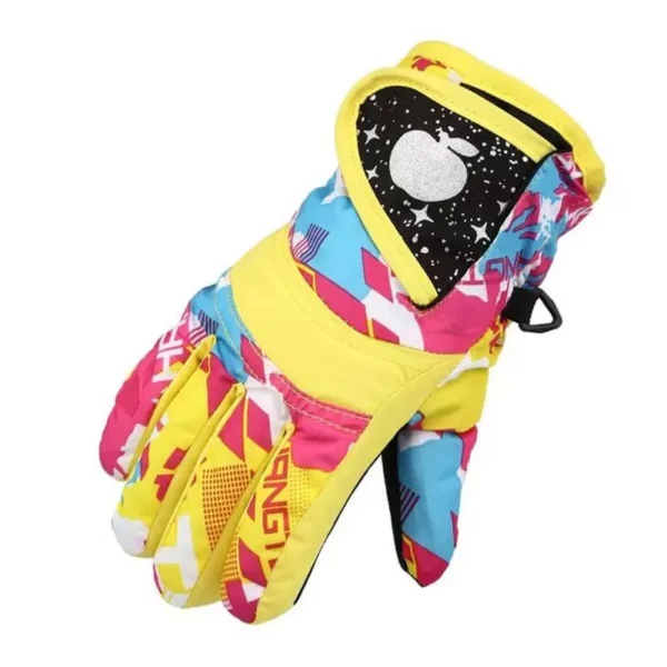 Cozy Winter Snow Ski Gloves for Kids - Warm, Windproof, and Durable - Image 2