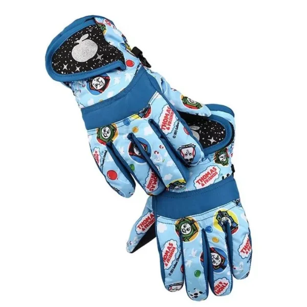 Cozy Winter Snow Ski Gloves for Kids - Warm, Windproof, and Durable - Image 7