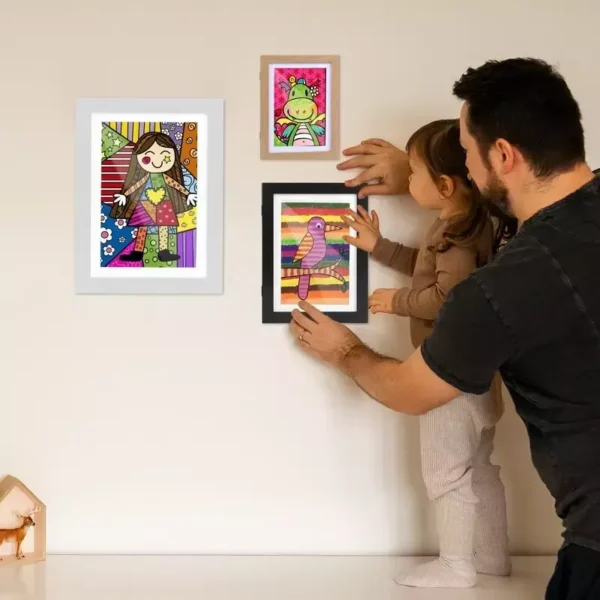 Magnetic Kid's Drawing Painting Display Art Frame - Image 6