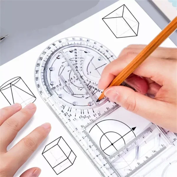 Geometric & Architectural Design Ruler for School and Office - Image 10