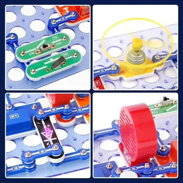 Interactive STEM Circuit Building Kit for Kids - Educational Physics Experiments & Creative Play - Image 5