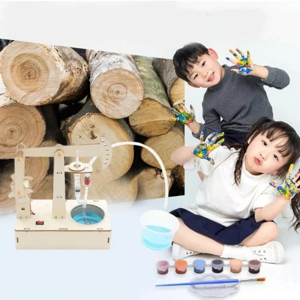 Kids STEM Toy - DIY Water Pump Assembly Kit - Educational & Creative Puzzle for Children - Image 6