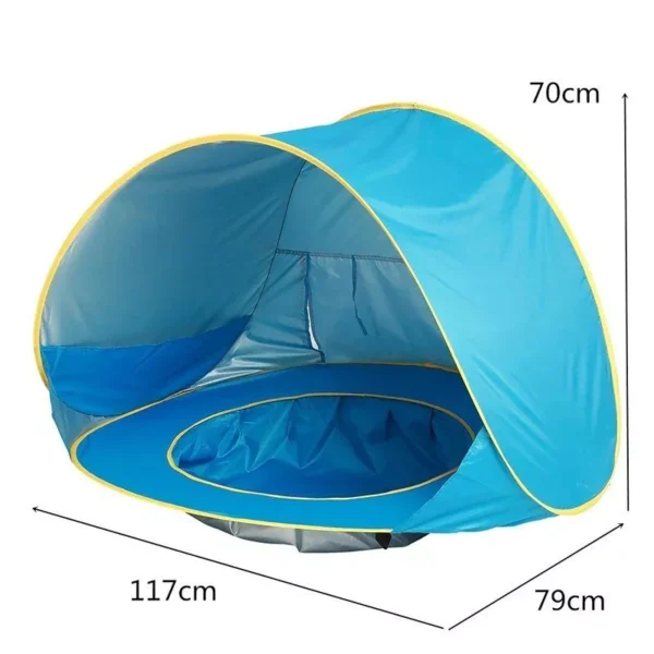 Baby Beach Pop Up Tent with UV Protection, Pool, and Sun Shelter - Image 8