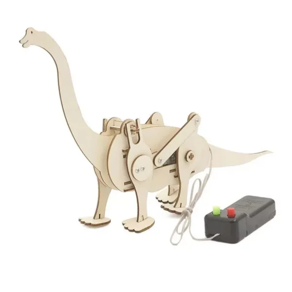 Exploratory Wooden Dinosaur STEM Puzzle Kit - Science and Learning Adventure for Kids - Image 3