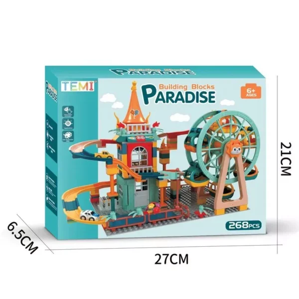 Marble Run Castle Adventure: Educational Building Blocks & Action Figures for Creative Play - Image 7