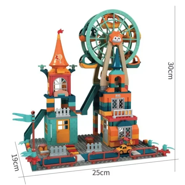 Marble Run Castle Adventure: Educational Building Blocks & Action Figures for Creative Play - Image 4