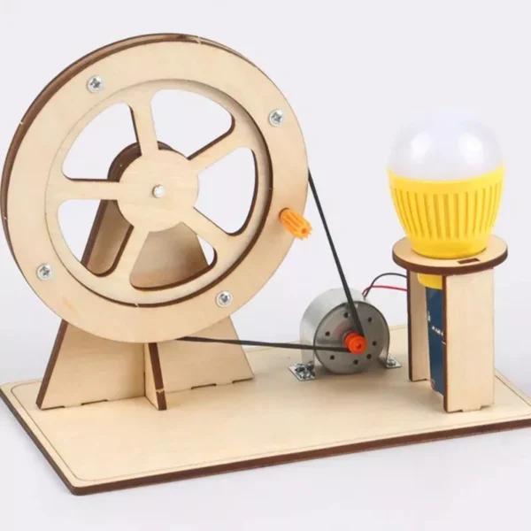 Wooden Hand Generator Kids Science Toy - Image 6