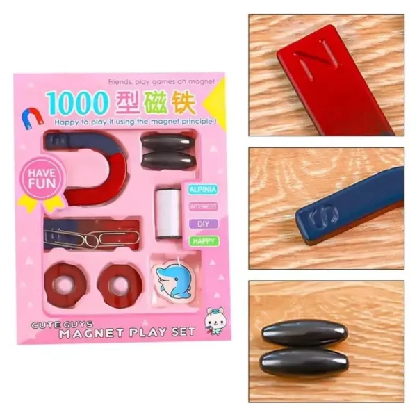 Kid-Friendly U-Shaped Magnet Science Kit: Fun Physics & STEM Learning Tool - Image 6