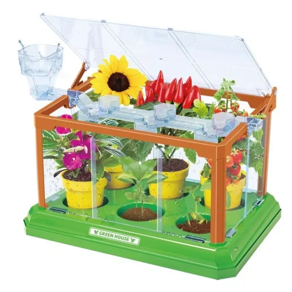 DIY Mini Garden Greenhouse Kit: Educational STEM Toy for Hands-on Learning - Image 2