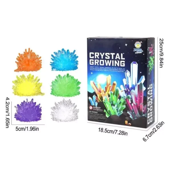 Colorful Crystal Growing Science Kit - Educational DIY Experiment for Kids - Image 7