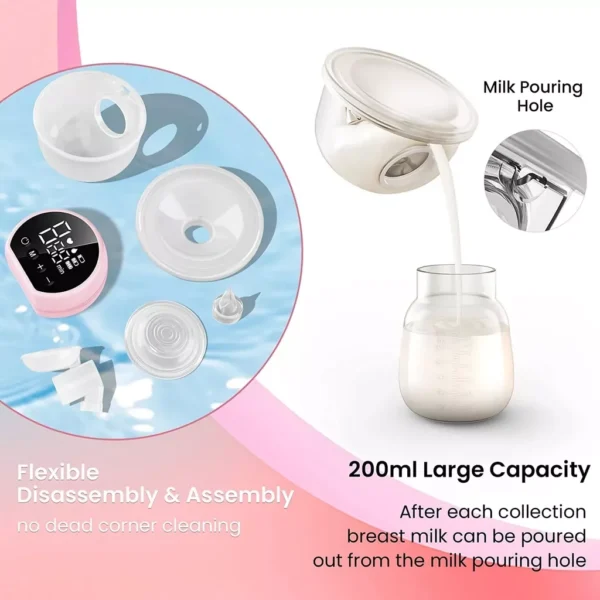 Wearable, Hands-Free Electric Breast Pump - Image 2