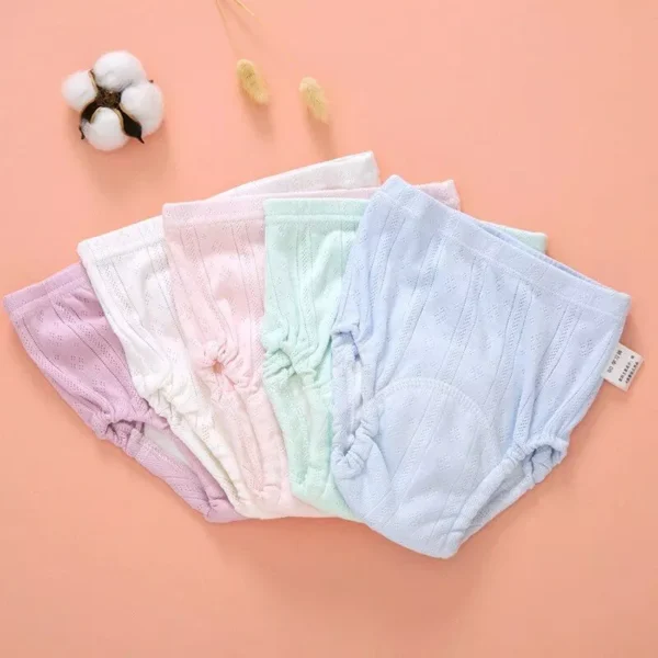 Eco-Friendly & Adjustable Baby Swim Diapers - Reusable & Washable Cotton Nappies - Image 3