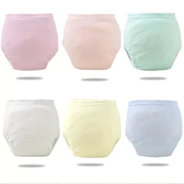 Eco-Friendly & Adjustable Baby Swim Diapers - Reusable & Washable Cotton Nappies - Image 2