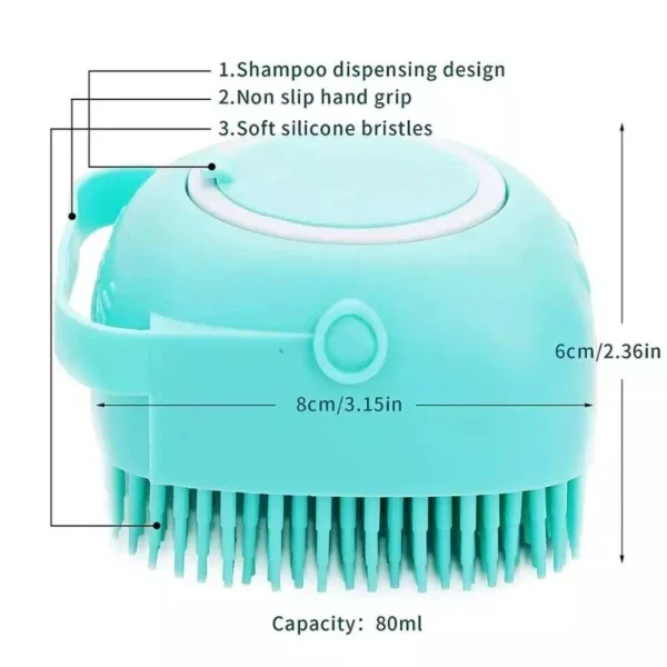 Multi-Purpose Silicone Bath & Body Brush: Gentle Massage and Deep Cleansing Tool - Image 6