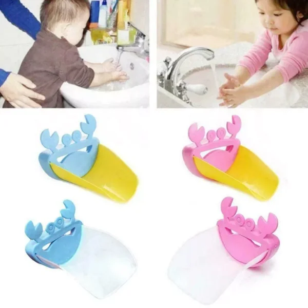 Kid-Friendly Crab Faucet Extender - Safe, Easy-Install, Cute Sink Accessory for Children - Image 3