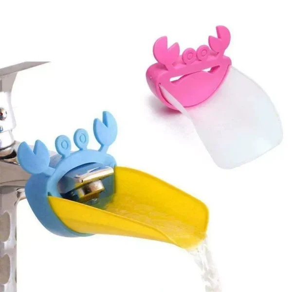 Kid-Friendly Crab Faucet Extender - Safe, Easy-Install, Cute Sink Accessory for Children - Image 2