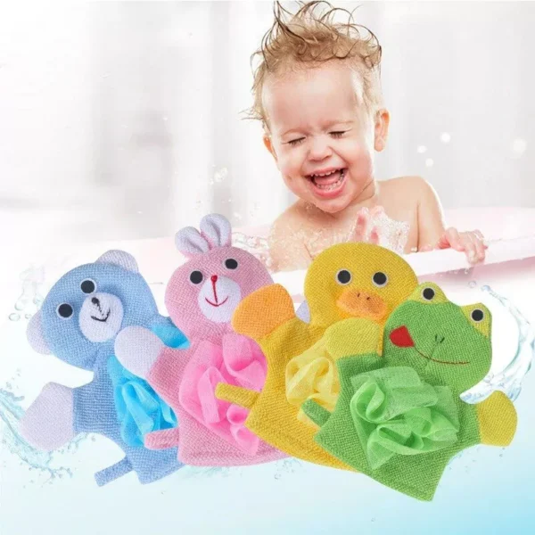 Adorable Animal-Themed Baby Bath Brushes: Soft, Absorbent & Fun - Image 3