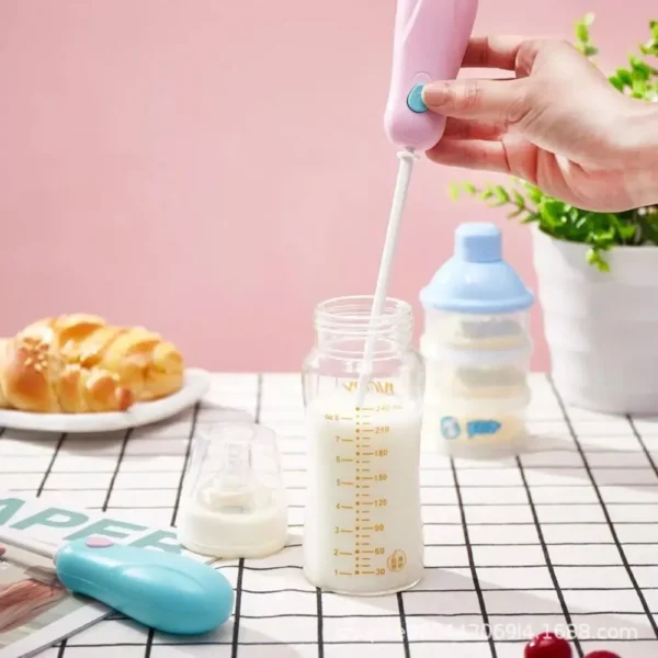 Portable Handheld Milk Powder & Beverage Frother Mixer - Image 3