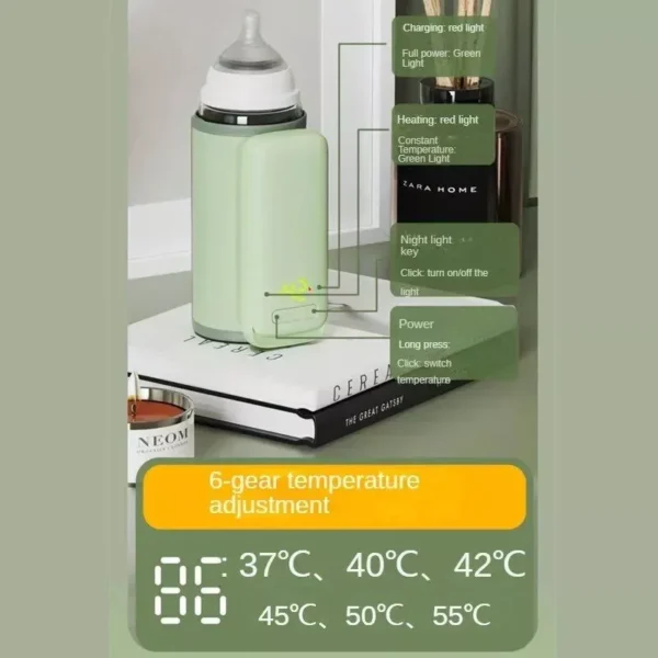 Portable Night Milk Dispenser with Intelligent Temperature Control - Image 7