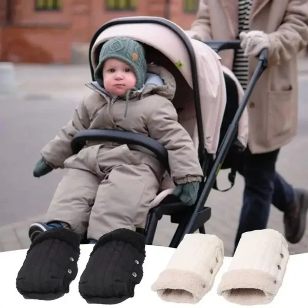 Waterproof Stroller Hand Warmer Muff - Windproof Baby Stroller Accessory - Image 6