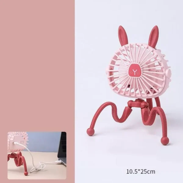 Portable Clip-On Mini Stroller Fan - Image 5