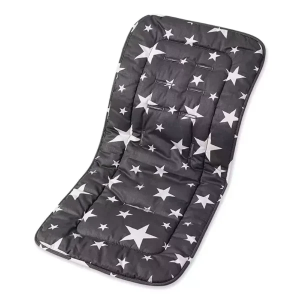 Comfort Cotton Stroller Seat Liner - Universal Fit, Reversible Baby Carriage Cushion - Image 5