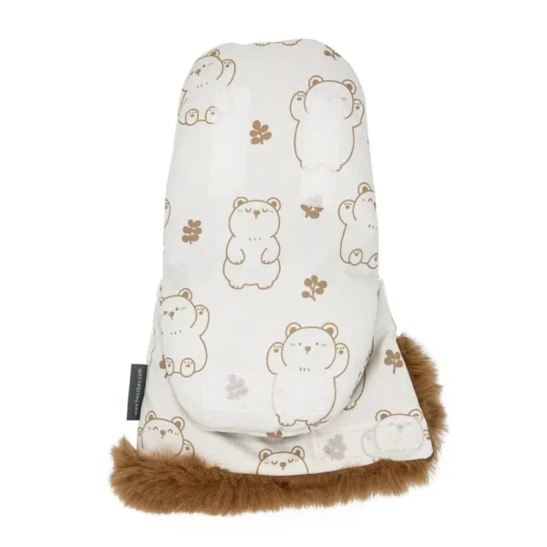 Winter Warm Windproof Universal Stroller Gloves with Cute Bear Design - Image 6