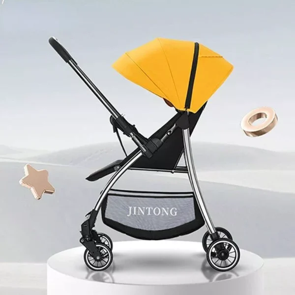 Ultra-Light, High-View Baby Stroller - Versatile, Foldable & Portable for Infants and Toddlers - Image 7