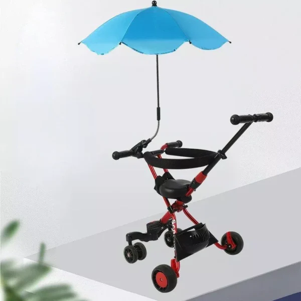 360° Flexible UV Resistant Baby Stroller Sunshade Umbrella - Image 3