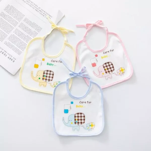 Fashionable Waterproof Cotton Baby Bibs for Toddlers & Newborns