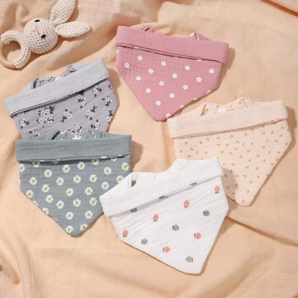 Newborn Baby Bibs: Soft Bandana Drool Bibs for Comfort & Style - Image 7