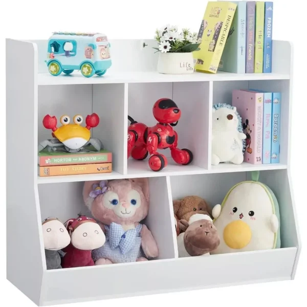 Kovhzcu Toy Storage Organizer with Bookshelf - Image 2