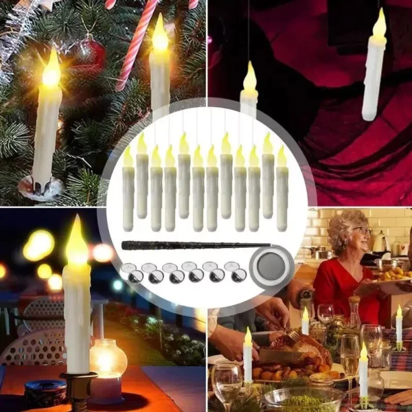 Mystical Flameless Floating Candles with Magical Wand Remote - Image 6