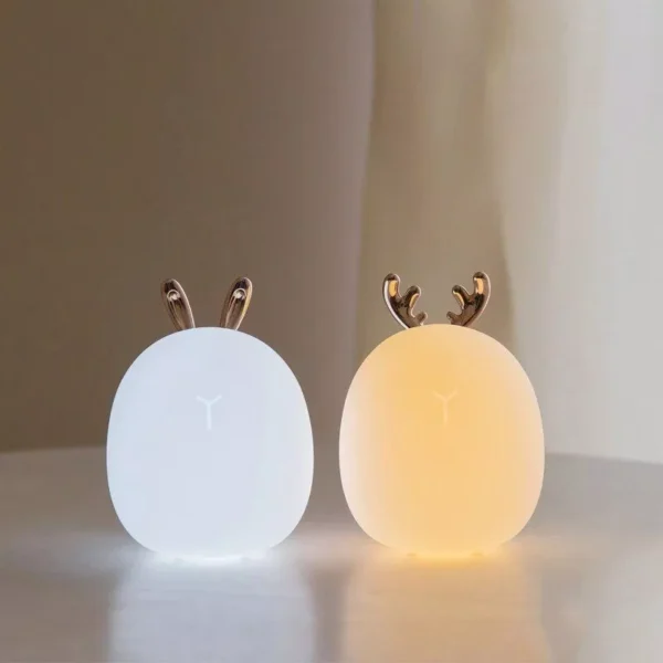 Dimmable Deer Rabbit LED Night Light - Image 3