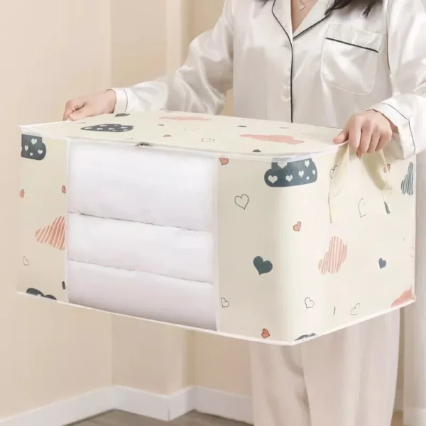 Quilt Storage Bag Closet Organizer - Keep Your Quilts Fresh and Organized - Image 2