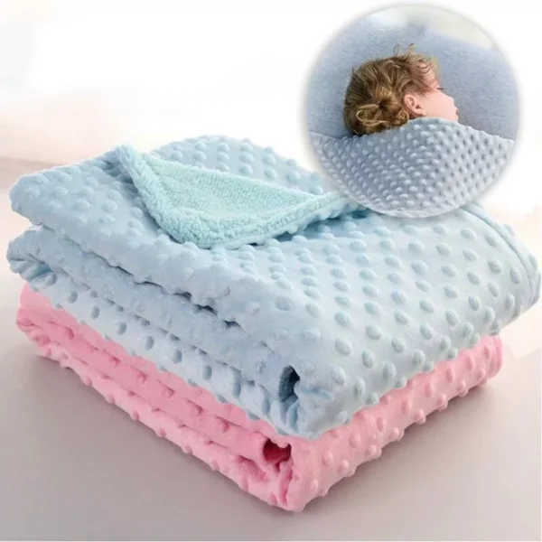 Cozy Cotton Fleece Baby Blanket & Swaddle for All Seasons - Image 2