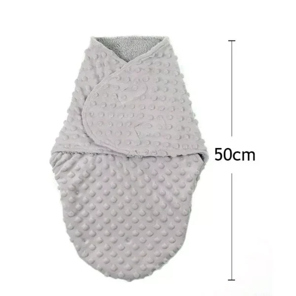 Soft Fleece Newborn Swaddle Blanket | Warm Baby Sleeping Bag Envelope for 0-6 Months - Image 3