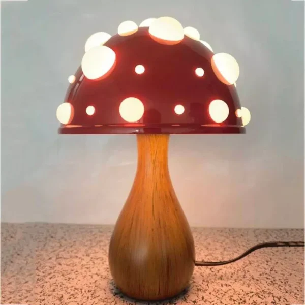 Tricolor LED Amanita Mushroom Lamp - Image 7