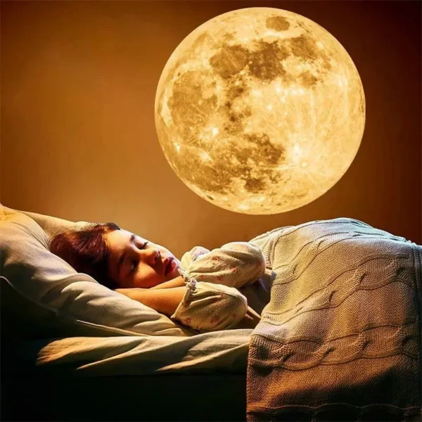 Enchanting Moon and Earth LED Projection Lamp - Image 4